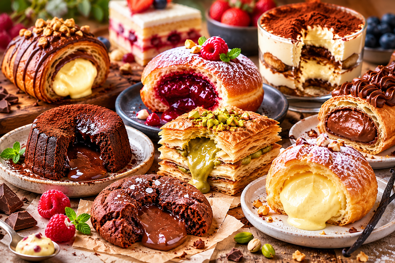 The Filled Dessert Boom: Cream Centers, Soft Middles &amp; Hidden Layers Everywhere