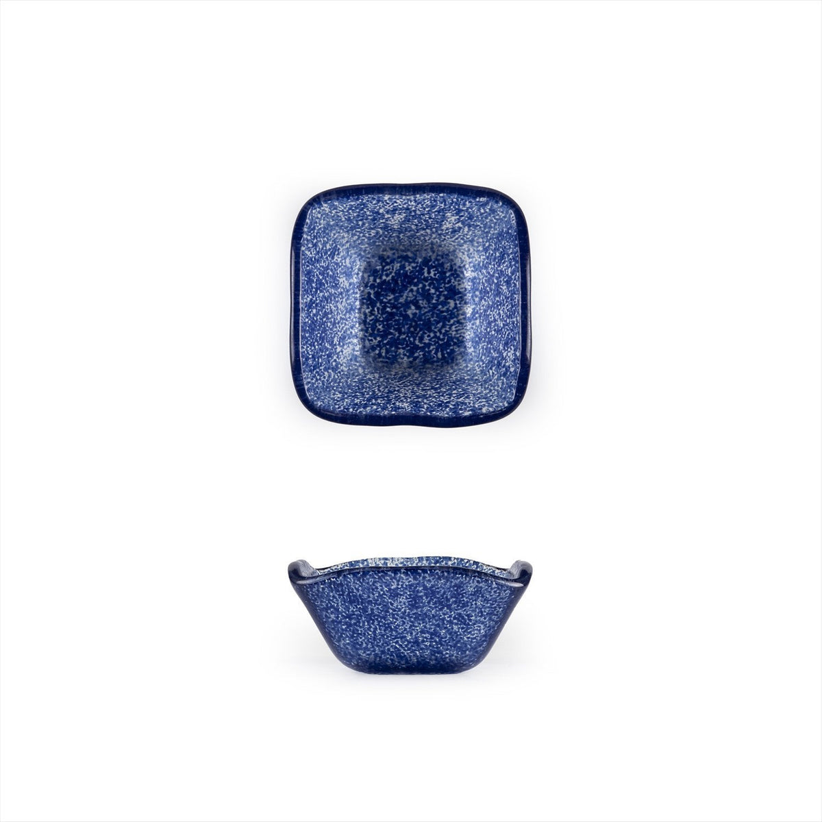 Turgla Fusion Glass 2.25" x 2.25" x h:1.5" 2 oz. Square Blue Glass Ram SKU: 02-047-06CBL