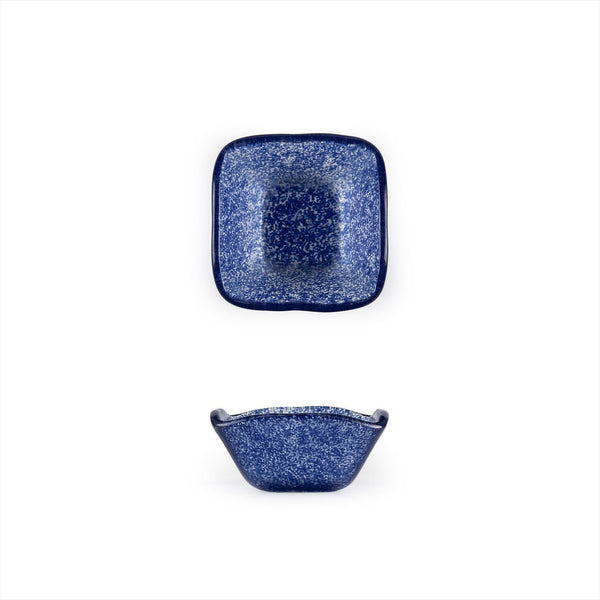 Turgla Fusion Glass 2.25" x 2.25" x h:1.5" 2 oz. Square Blue Glass Ram SKU: 02-047-06CBL