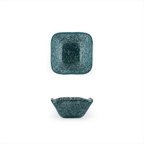 Turgla Fusion Glass 2.25" x 2.25" x h:1.5" 2 oz. Square Blue Glass Ram SKU: 02-047-06TRQ