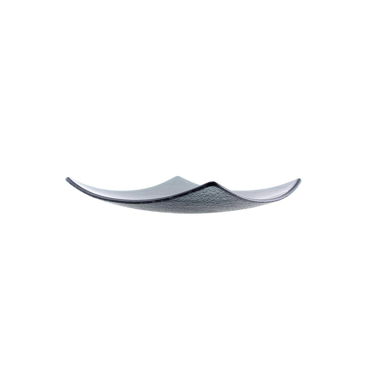 Turgla Fusion Glass 5.75" x 5.75" Square Charcoal Glass Plate SKU: 02-347-15CHR