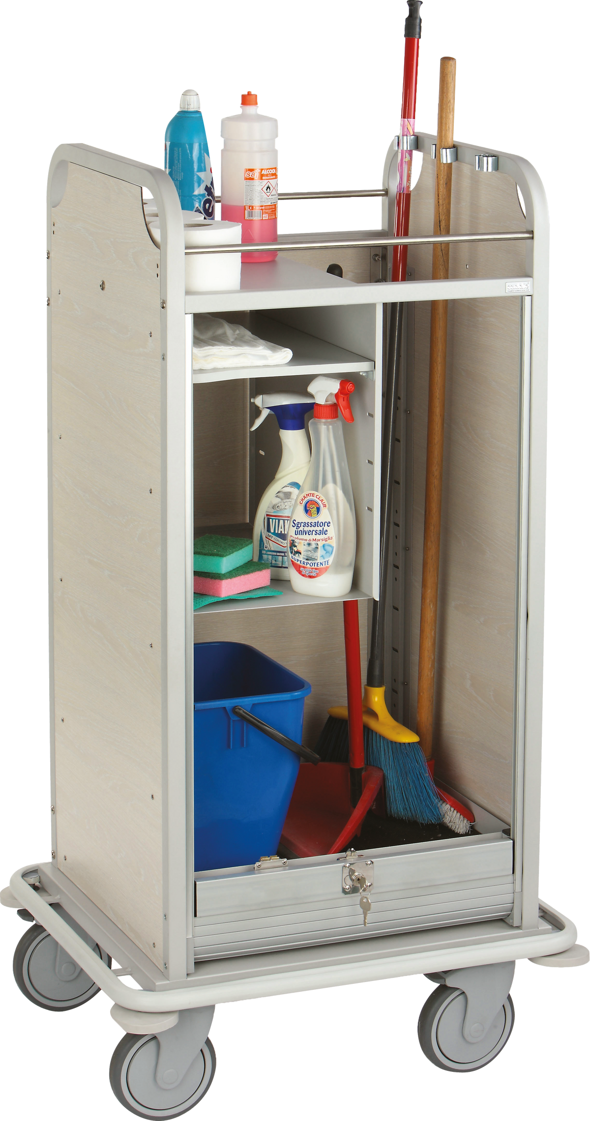 Caddie Hotel  PALACENET 690 x 565 x h1320 mm
Max size: 1350 x 565 x h1320 mm SKU: 020100HPL