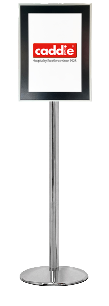 Caddie Hotel  INFO A3 CR ver: 360 x 1365mm
hor: 485 x 1240mm SKU: 030202CRKIT