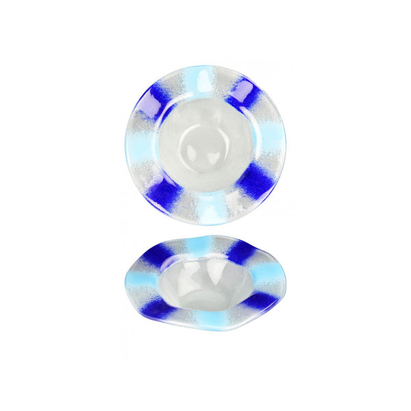 Turgla Fusion Glass dia.10.5" h:4" 24 oz. Round Frosted Glass Bowl SKU: 04-026-27FRS