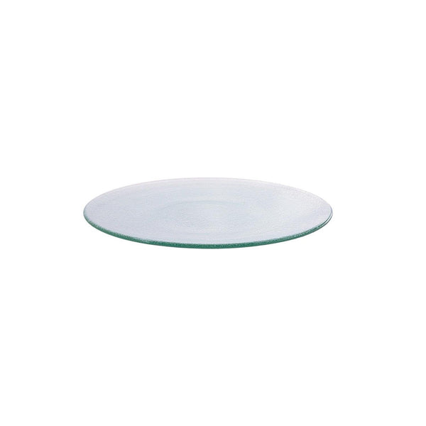 Turgla Fusion Glass dia.6" Round Clear Glass Plate SKU: 04-200-15CLR