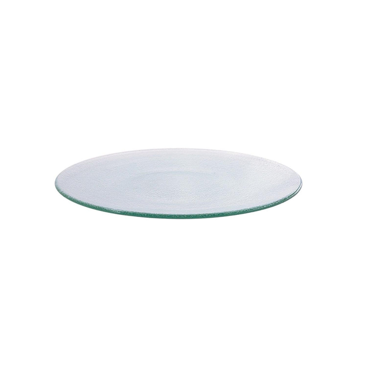 Turgla Fusion Glass dia.9" Round Clear Glass Plate SKU: 04-200-23CLR