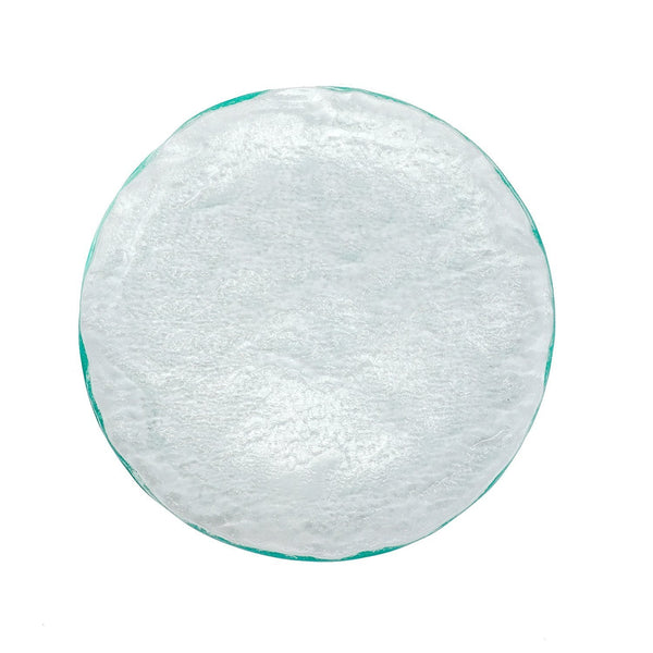 Turgla Fusion Glass dia.12.5" Round Clear Glass Plate SKU: 04-412-32CLR