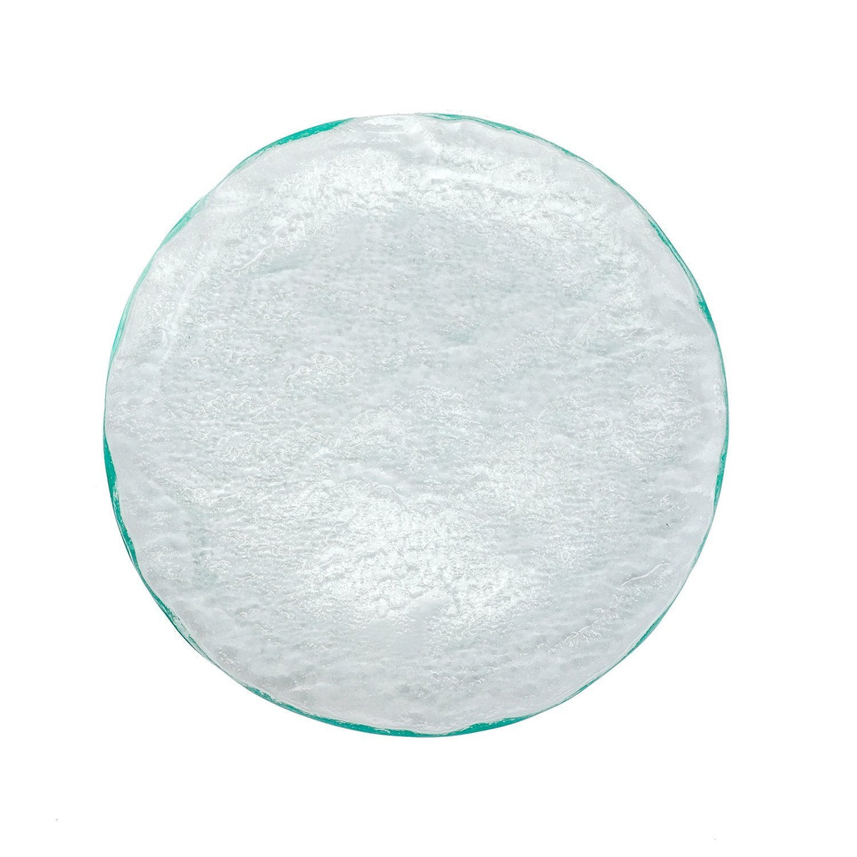 Turgla Fusion Glass dia.12.5" Round Clear Glass Plate SKU: 04-412-32CLR