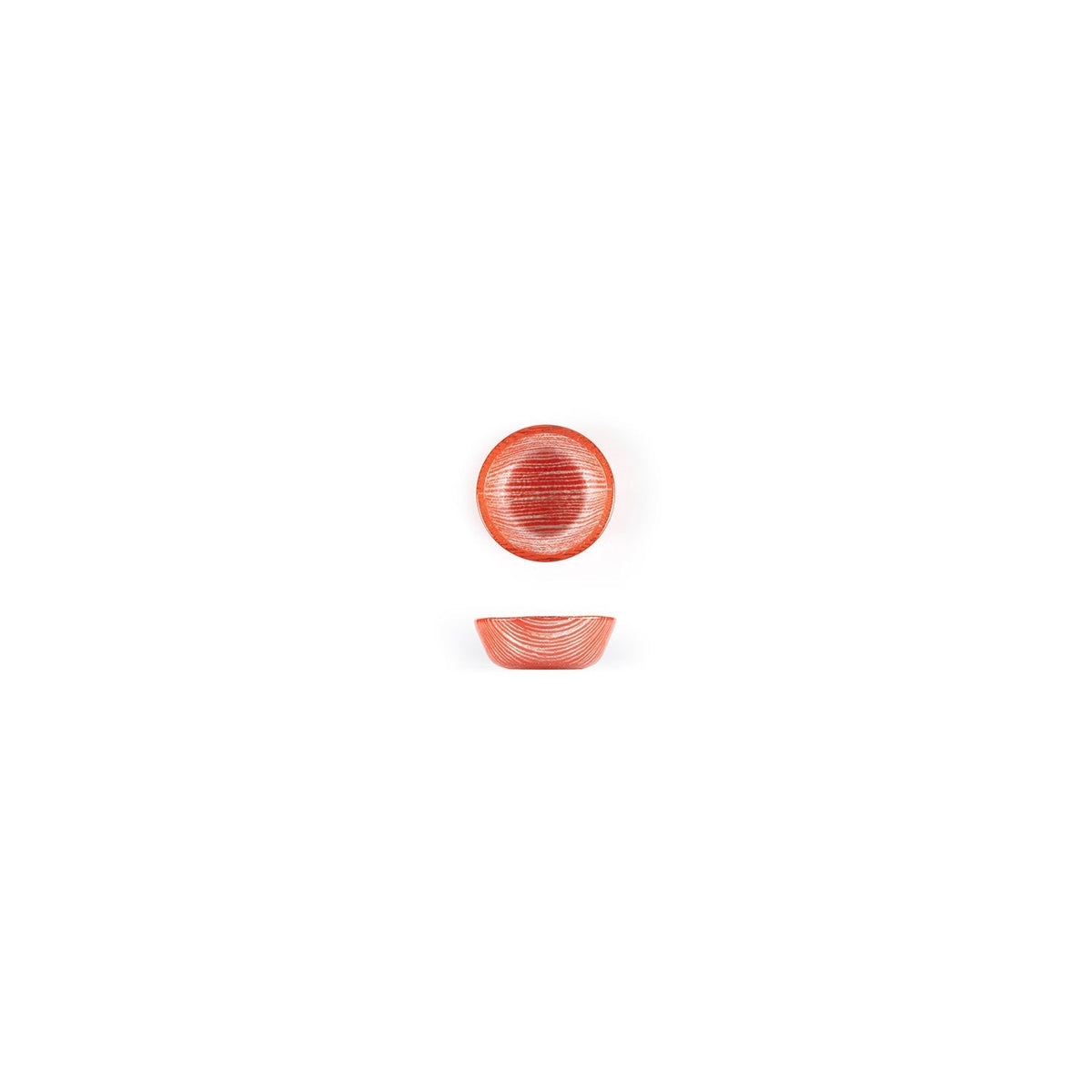 Turgla Fusion Glass dia.2.75" h:1.25" 4 oz. Round Red Glass Ramekin SKU: 04-415-07RED