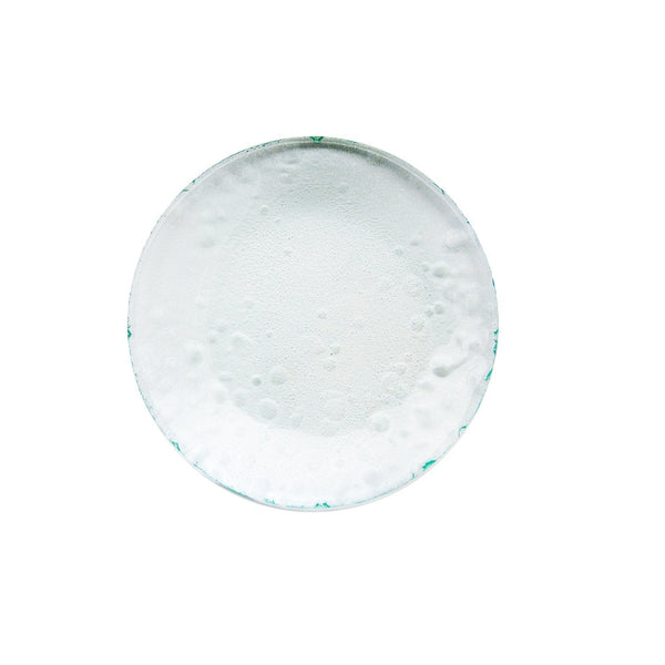 Turgla Fusion Glass dia.9" Round Clear Glass Plate SKU: 04-544-23CLR
