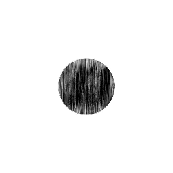 Turgla Fusion Glass dia.7.5" Round Black Glass Plate SKU: 04-711-20BLK