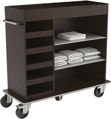 Caddie Hotel  GEORGE XL 1430 x 575 x h1302 mm
Max size: 1834 x 575 x h1302 mm SKU: 050105WD