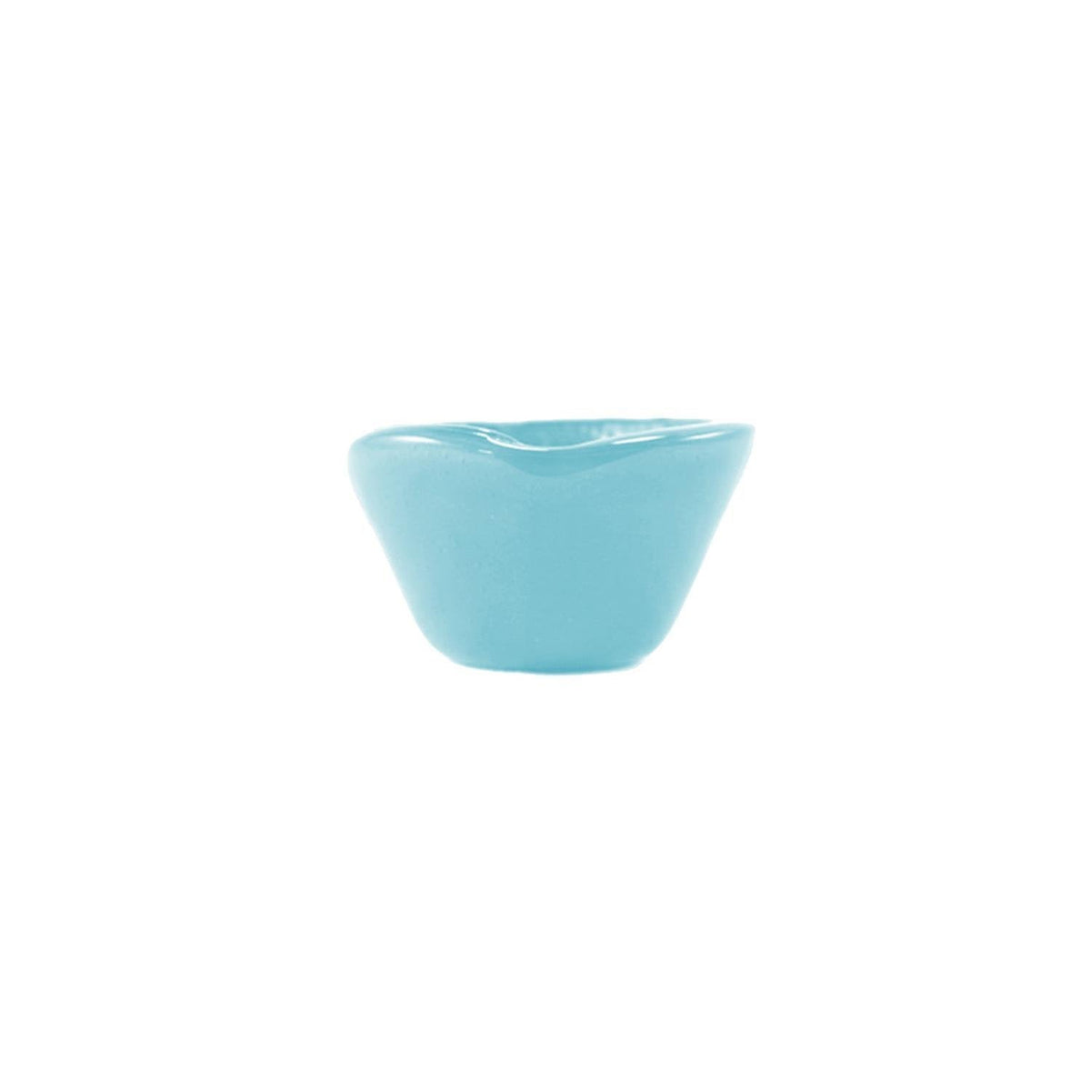Turgla Fusion Glass dia.3.25" h:2" 4 oz. Round Blue Glass Ramekin SKU: 10-029-09BBL