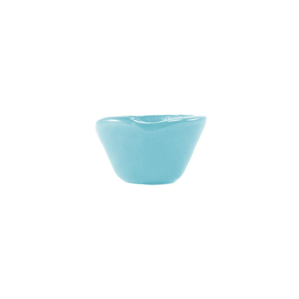 Turgla Fusion Glass dia.3.25" h:2" 4 oz. Round Blue Glass Ramekin SKU: 10-029-09BBL