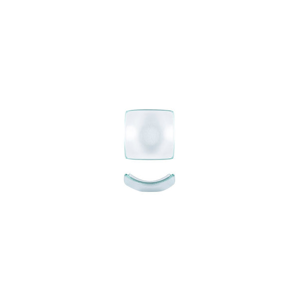 Turgla Fusion Glass 3.5" x 3.5" x h:1.25" 3 oz. Square Clear Glass Ram SKU: 10-031-09CLR