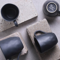 Porto Brasil MATTE BLACK ORGANIC MUG dia. 9.23 oz.  SKU: '1131473901
