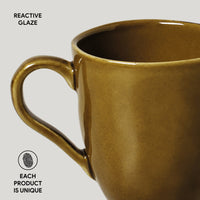 Porto Brasil AMBER ORGANIC MUG dia. 9.23 oz.  SKU: '1131477101