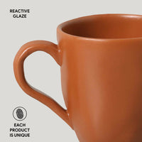 Porto Brasil TERRACOTTA ORGANIC MUG dia. 9.23 oz.  SKU: '1131495701
