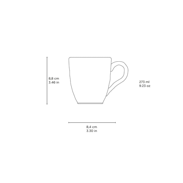 Porto Brasil GREENERY ORGANIC MUG dia. 9.23 oz.  SKU: '1131495801