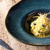 Porto Brasil OCEANO DEEP RIM PLATE  STONEWARE dia. 11.02x2.56"  SKU: '12014106701