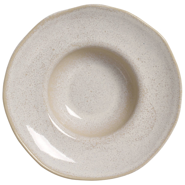 Porto Brasil LATTE DEEP RIM PLATE  STONEWARE dia. 11.02x2.56"  SKU: '12014108501