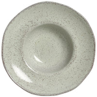 Porto Brasil PISTACHE DEEP RIM PLATE  STONEWARE dia. 11.02x2.56"  SKU: '12014108801