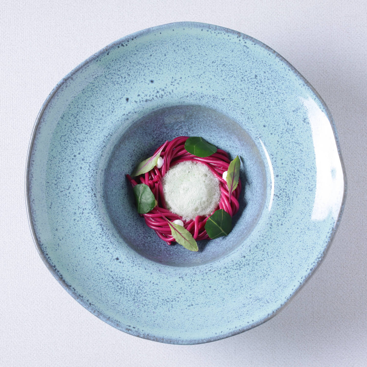 Porto Brasil BREEZE DEEP RIM PLATE  STONEWARE dia. 11.02x2.56"  SKU: '12014109001