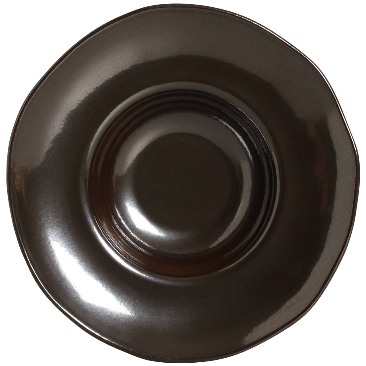 Porto Brasil METALLICA DEEP RIM PLATE  STONEWARE dia. 11.02x2.56"  SKU: '12014109301