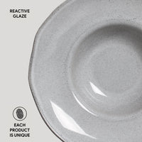Porto Brasil DUST DEEP RIM PLATE  STONEWARE dia. 11.02x2.56"  SKU: '12014115801