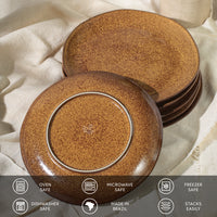 Porto Brasil DIJON DINNER PLATE ORGANIC STONEWARE dia. 10.43"  SKU: '1214105801
