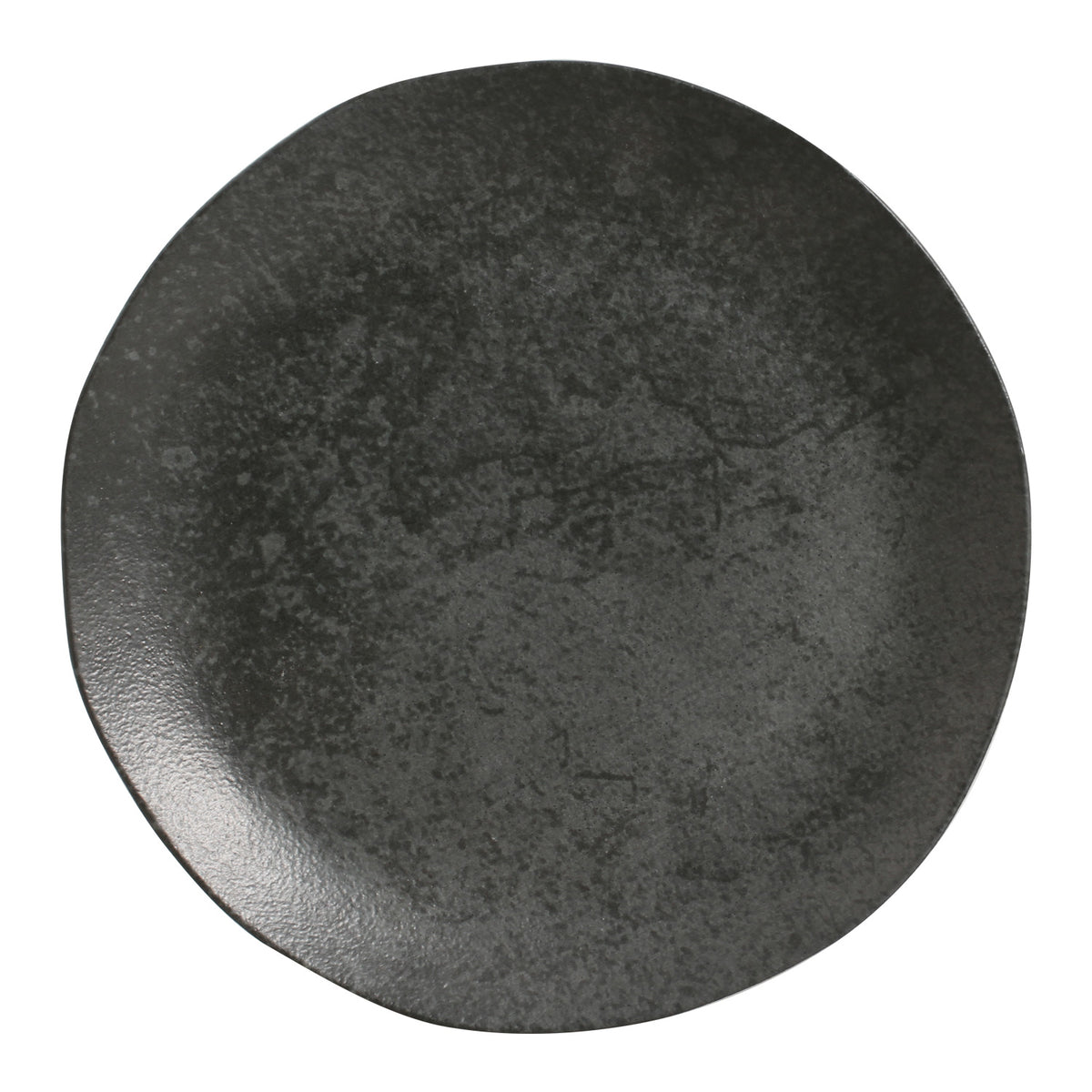 Porto Brasil CHROMIUM DINNER PLATE ORGANIC STONEWARE dia. 10.43"  SKU: '121474601