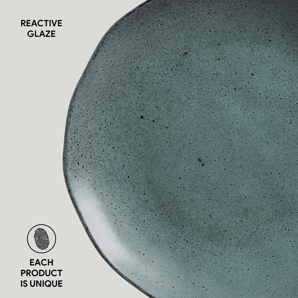 Porto Brasil NIGHT SKY DINNER PLATE ORGANIC STONEWARE dia. 10.43"  SKU: '121481301