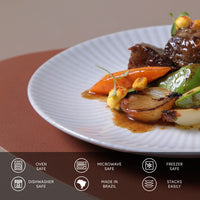 Porto Brasil TRENDY DINNER PLATE COUP dia. 10.23"  SKU: '1226120001