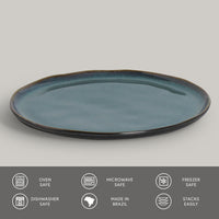 Porto Brasil OCEANO DINNER PLATE BIO STONEWARE dia. 10.83"  SKU: '1231106701
