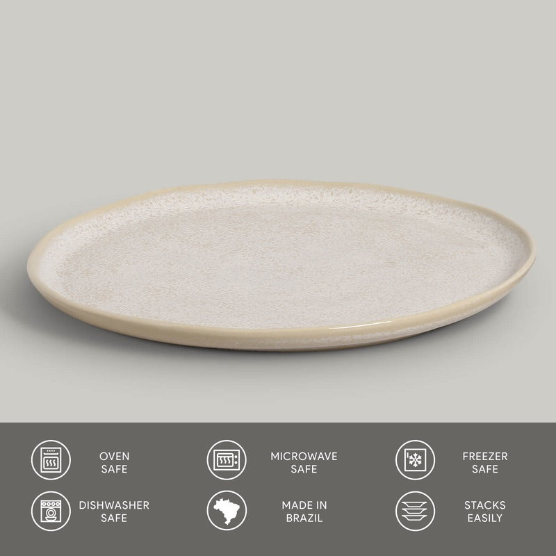 Porto Brasil LATTE DINNER PLATE BIO STONEWARE dia. 10.83"  SKU: '1231108501