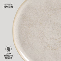 Porto Brasil LATTE DINNER PLATE BIO STONEWARE dia. 11.42"  SKU: '1231108502