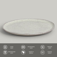 Porto Brasil PISTACHE DINNER PLATE BIO STONEWARE dia. 11.42"  SKU: '1231108802
