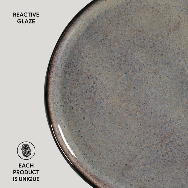 Porto Brasil TOURMALINE DINNER PLATE BIO STONEWARE dia. 11.42"  SKU: '1231108902