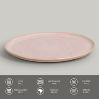 Porto Brasil LITCHI DINNER PLATE BIO STONEWARE dia. 11.42"  SKU: '1231109202