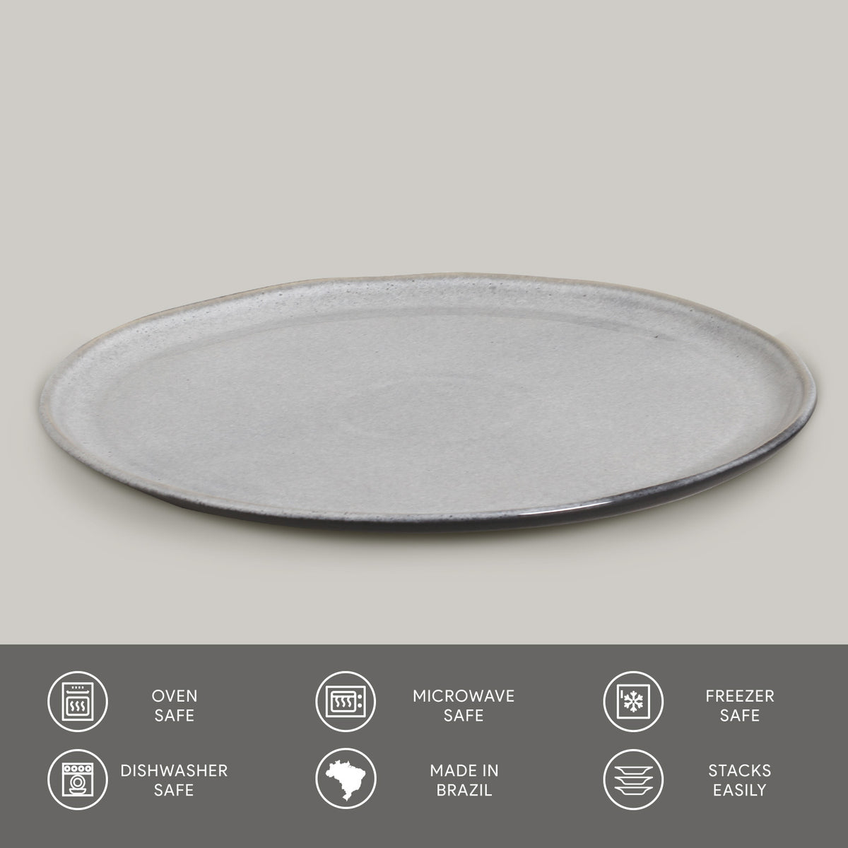 Porto Brasil DUST DINNER PLATE BIO STONEWARE dia. 10.83"  SKU: '1231115801