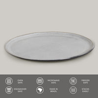 Porto Brasil DUST DINNER PLATE BIO STONEWARE dia. 10.83"  SKU: '1231115801