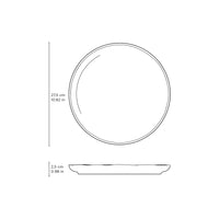 Porto Brasil CHROMIUM DINNER PLATE BIO STONEWARE dia. 10.83"  SKU: '1231115901