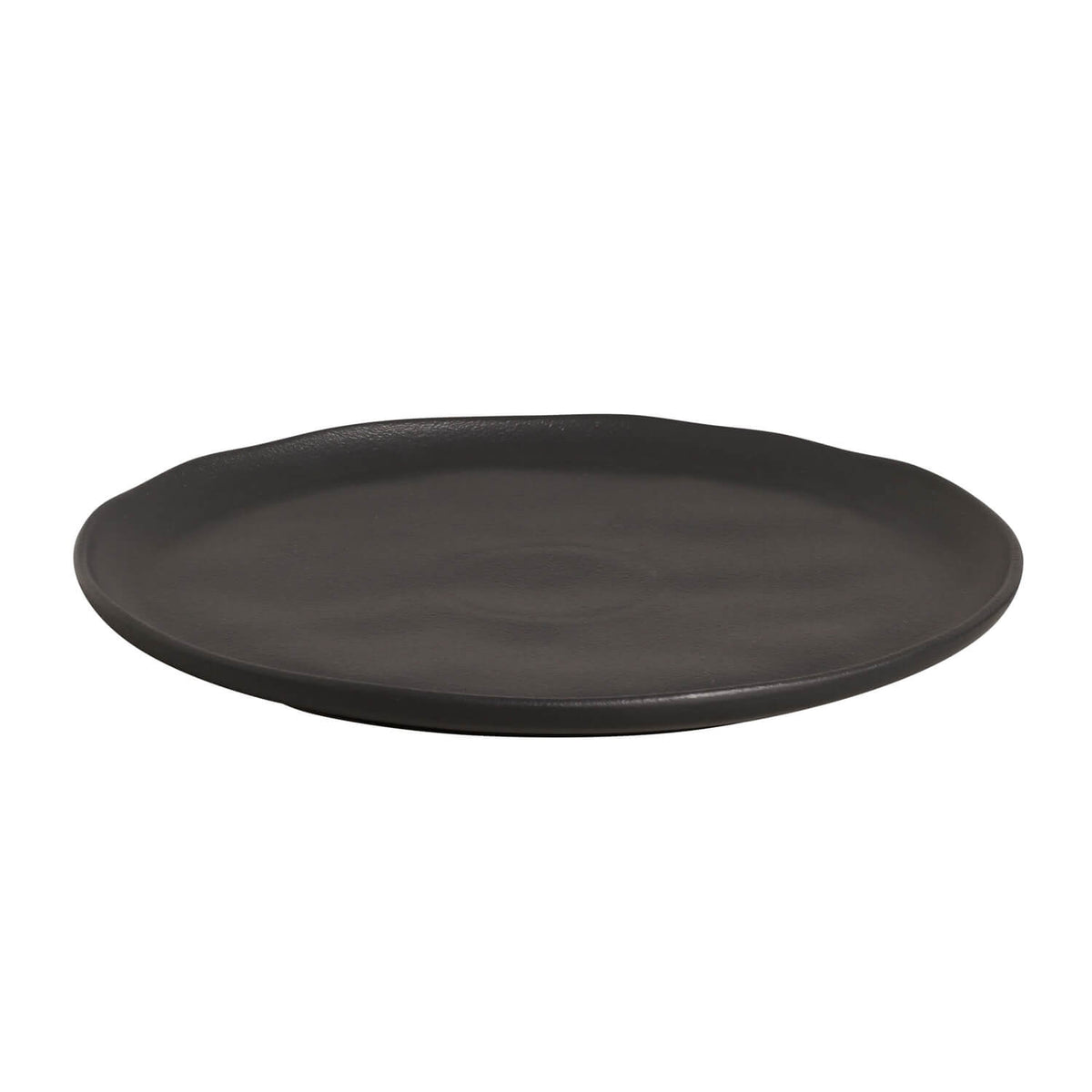 Porto Brasil MATTE BLACK DINNER PLATE BIO STONEWARE dia. 11.42"  SKU: '123173902