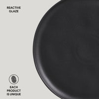 Porto Brasil MATTE BLACK DINNER PLATE BIO STONEWARE dia. 11.42"  SKU: '123173902