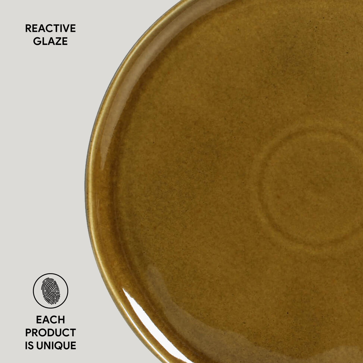 Porto Brasil AMBER DINNER PLATE BIO STONEWARE dia. 10.83"  SKU: '123177101