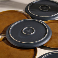 Porto Brasil AMBER DINNER PLATE BIO STONEWARE dia. 10.83"  SKU: '123177101