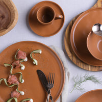 Porto Brasil TERRACOTTA DINNER PLATE BIO STONEWARE dia. 10.83"  SKU: '123195701