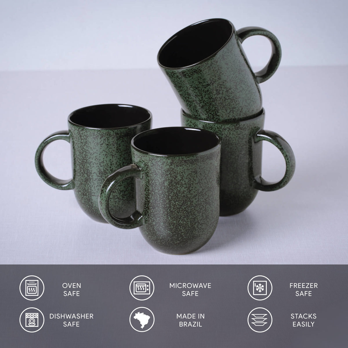 Porto Brasil GREENERY COUP MUG 11.16 oz.  SKU: '12326106502