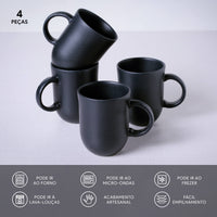 Porto Brasil MATTE BLACK COUP MUG 11.16 oz.  SKU: '1232673902