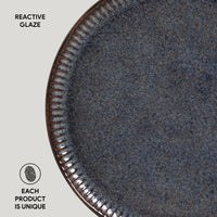 Porto Brasil TITANIUM LINHAS DINNER PLATE STONEWARE dia. 10.83"  SKU: '1261109401